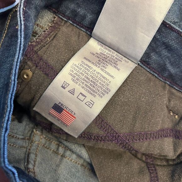 NYDJ Women's Size‎ 6 Dark Blue Straight Leg Jeans Denim Not Your Daughters Jeans - Picture 9 of 14